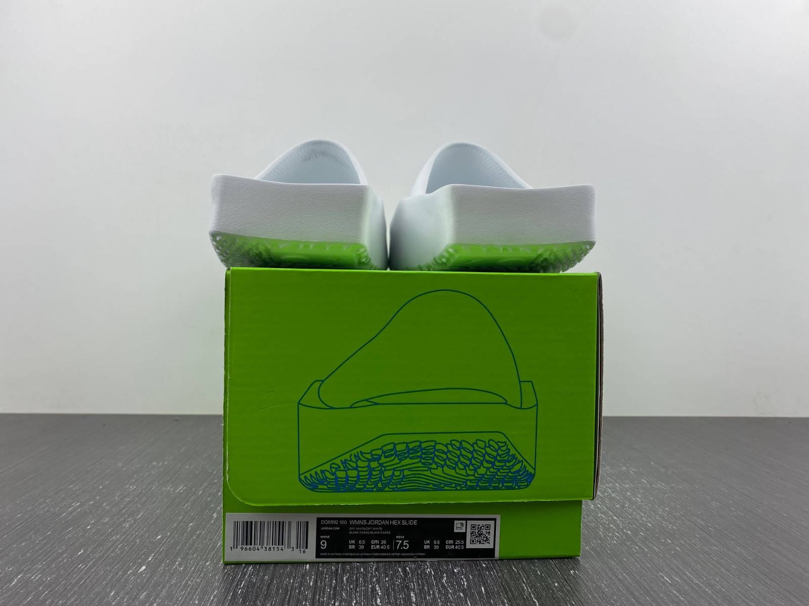 jordan hex mule arrives in “off white” dq8992-100