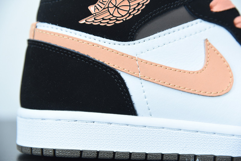 air jordan 1 mid peach mocha dh0210-100