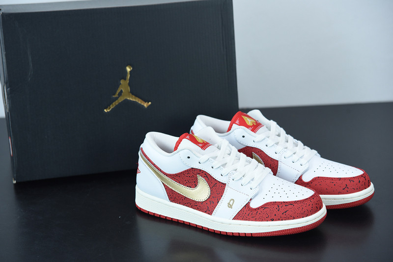 air jordan 1 low “spades” dj5185-100