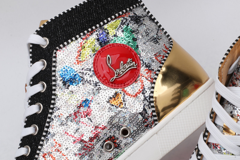 chian louin high top sneaker