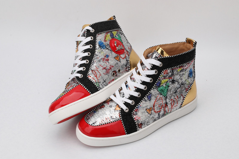 chian louin high top sneaker