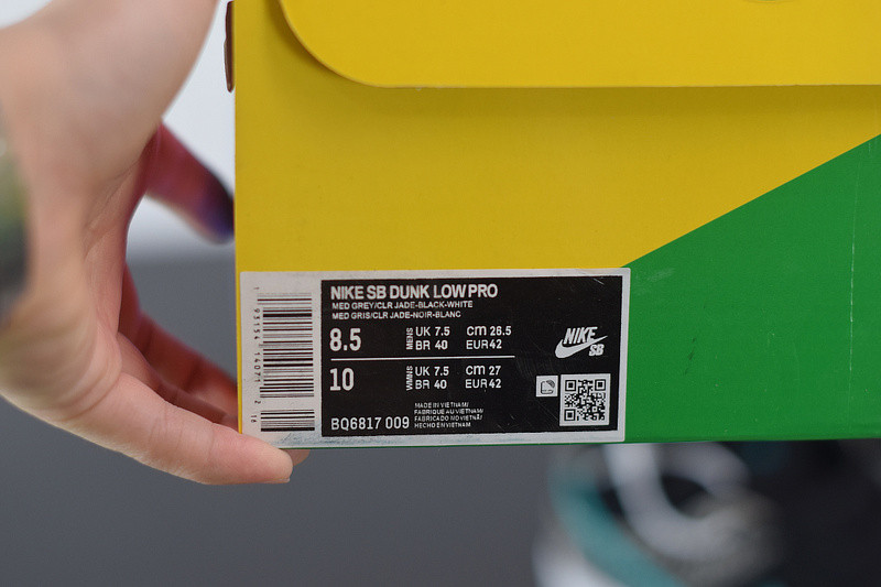 nike sb dunk low pro"elephant" bq6817-009