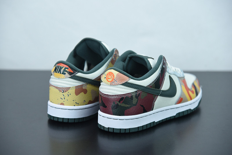 nike sb dunk low “multi camo” dh0957-100