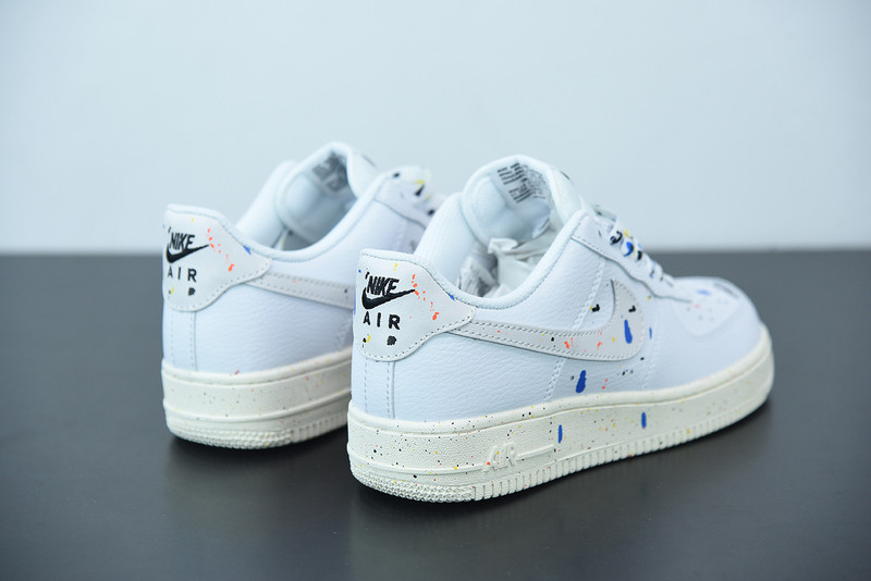 nike air force 1 low 07 lv8 paint splatter white cz0339-100