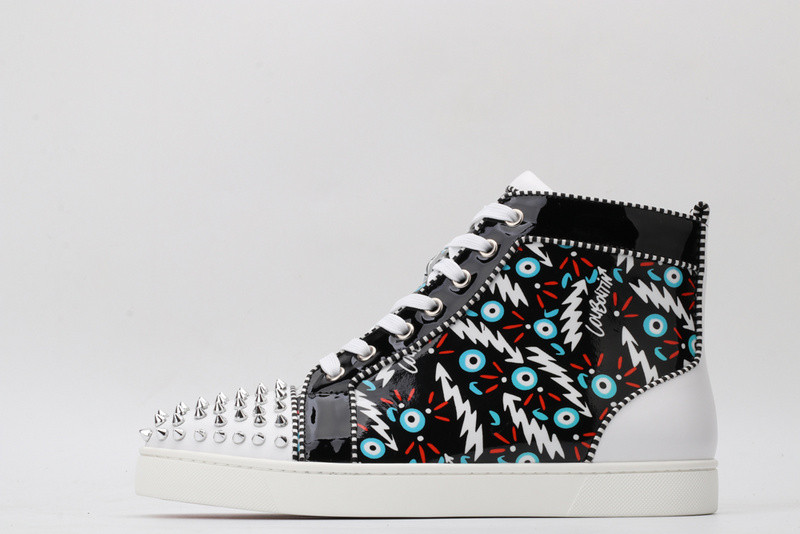 chian louin high top sneaker