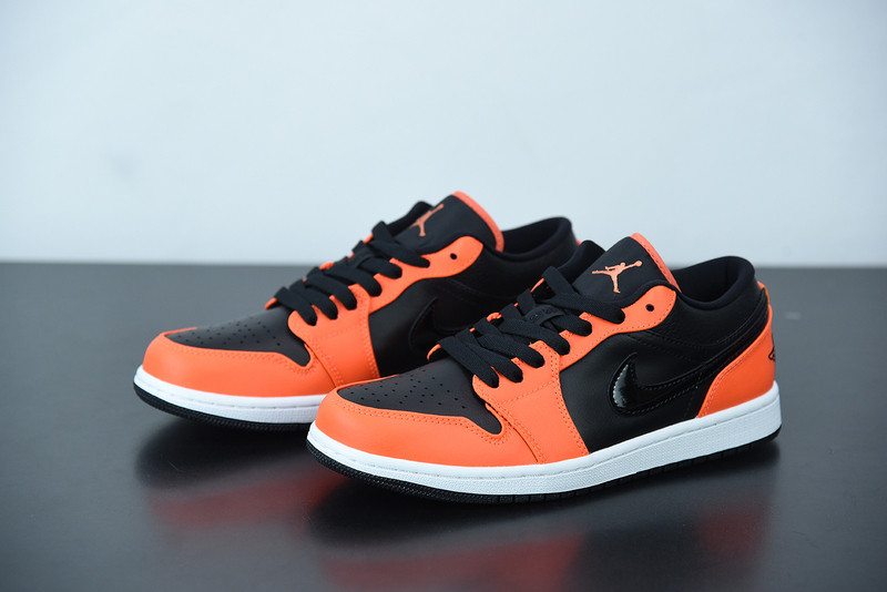 air jordan 1 low se black turf orange ck3022-008