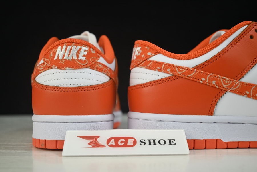 nike dunk low “orangre paisley” dh4401-103