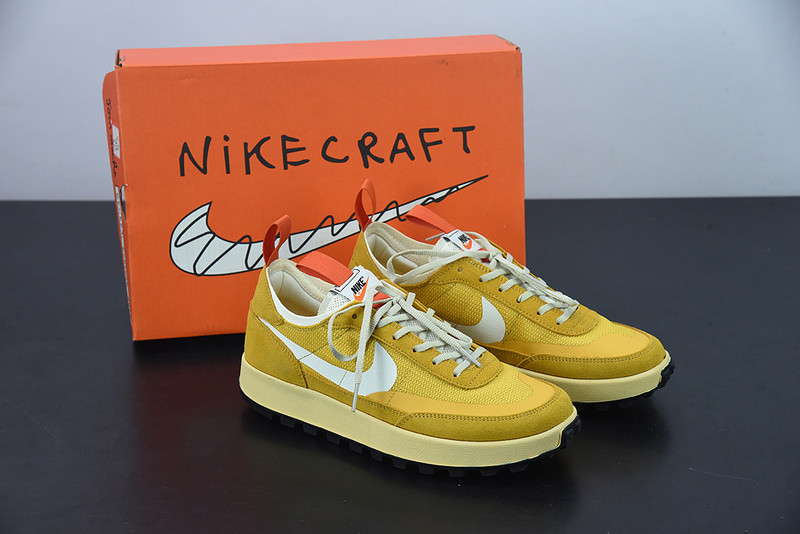 tom sachs x nikecraft general purpose shoe in yellow da6672-700