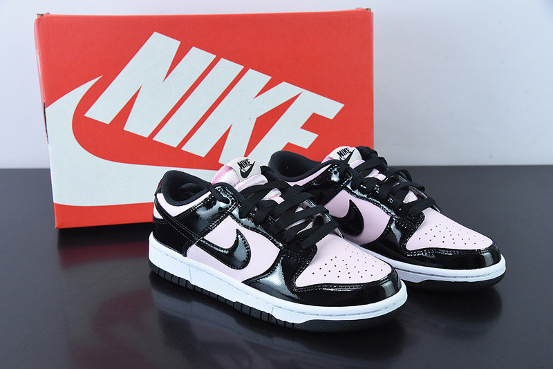 nike dunk low pink foam black (w) dj9955-600