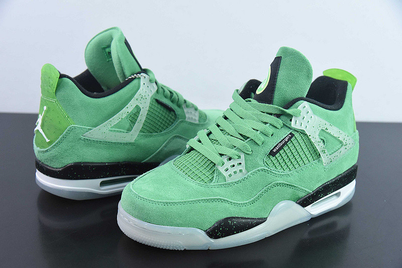 air jordan 4 pe green