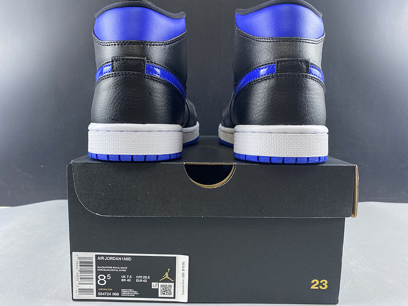 air jordan 1 mid “royal” 554724-068