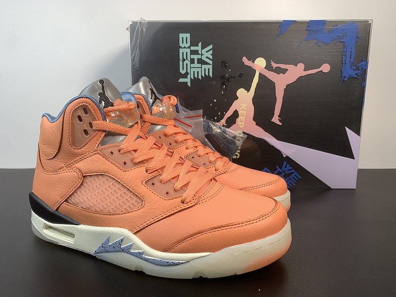 dj khaled x air jordan 5 “we the best” orange for sale dv4982-641