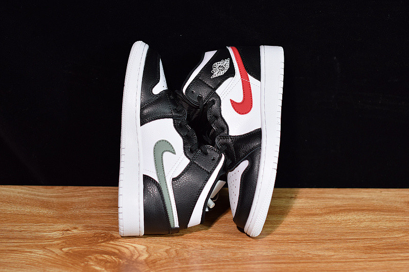 air jordan 1 mid multi-color swh(gs) 554725-052