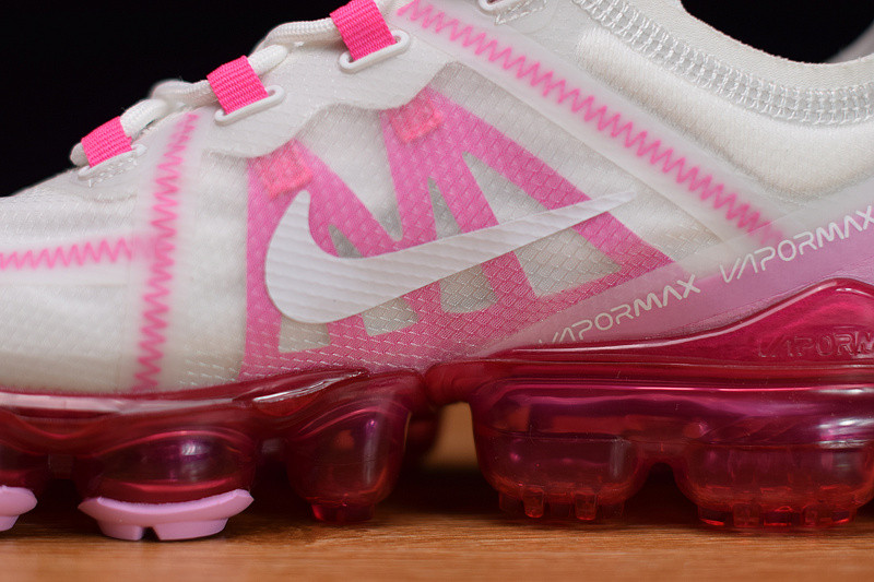 nike air vapormax 2019 summit white pink rise (w) ar6632-105
