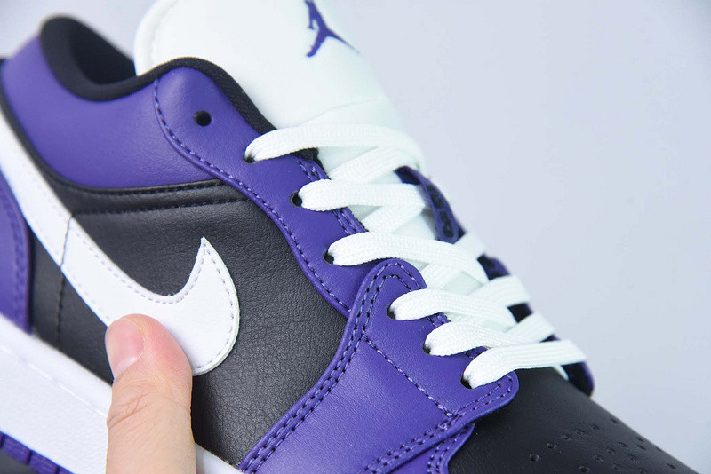 air jordan 1 low court purple black 553558-501