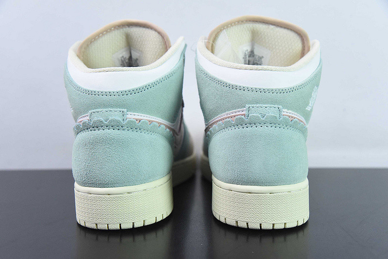 air jordan 1 mid gs pink aqua dz5361-100