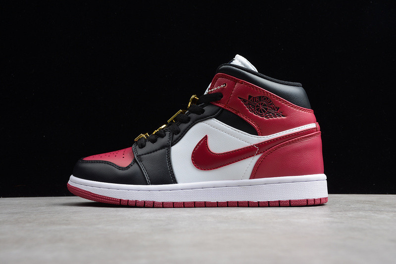 air jordan 1 mid se black dark beetroot（w）cz4385-016