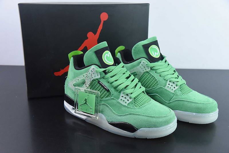 air jordan 4 pe green