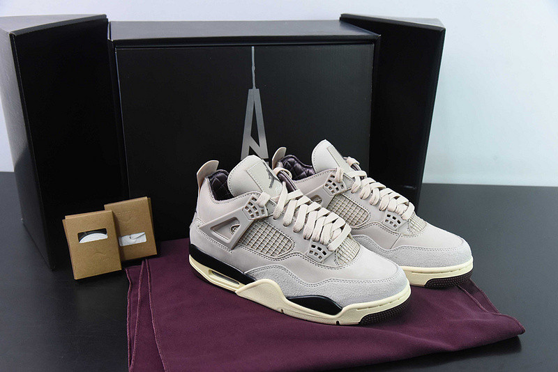 A Ma Maniere x Air Jordan 4 Fossil Stone FZ4810-200