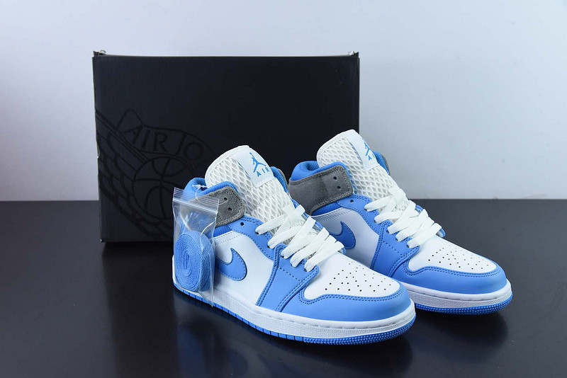 air jordan 1 mid “university blue” dx9276-100
