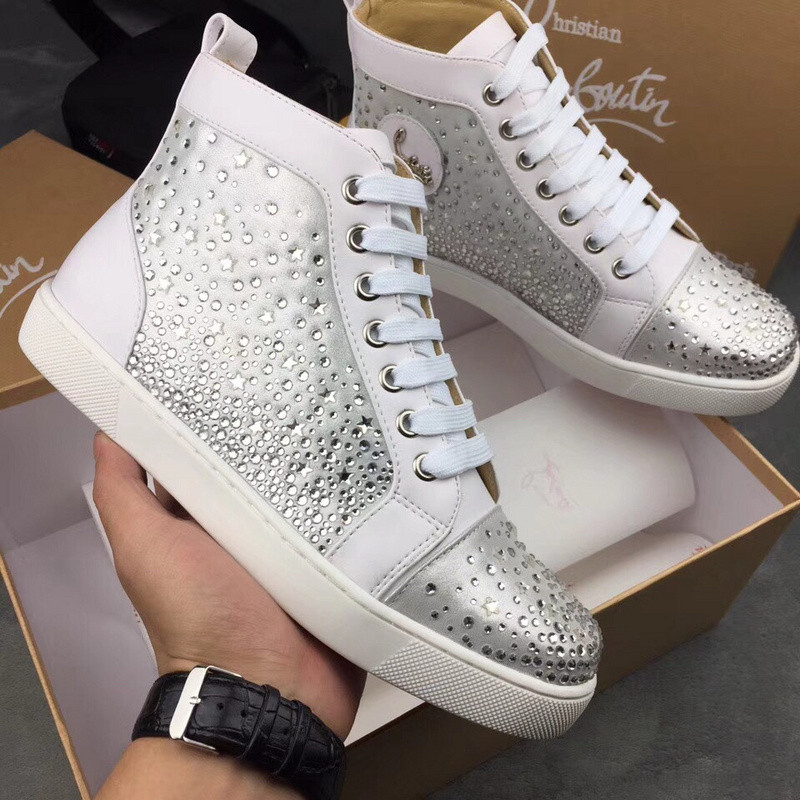 chian louin high top sneaker