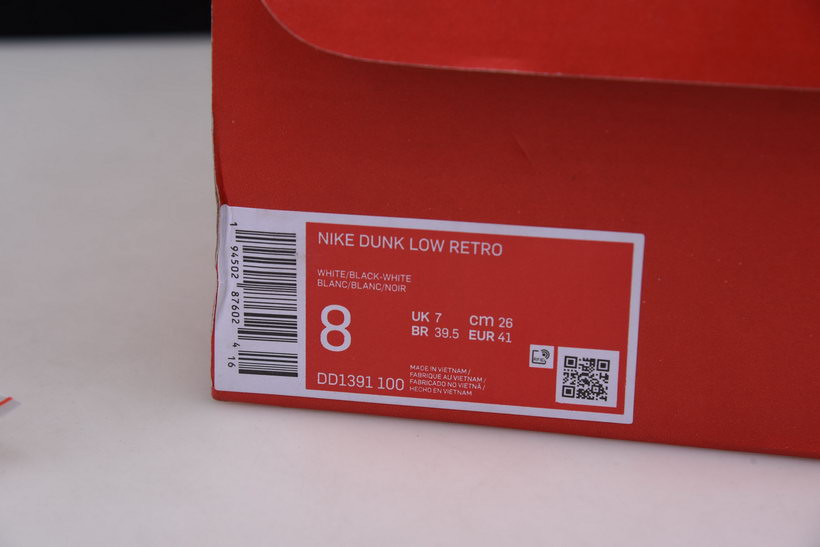 nike dunk low retro white black 2021 dd1391-100