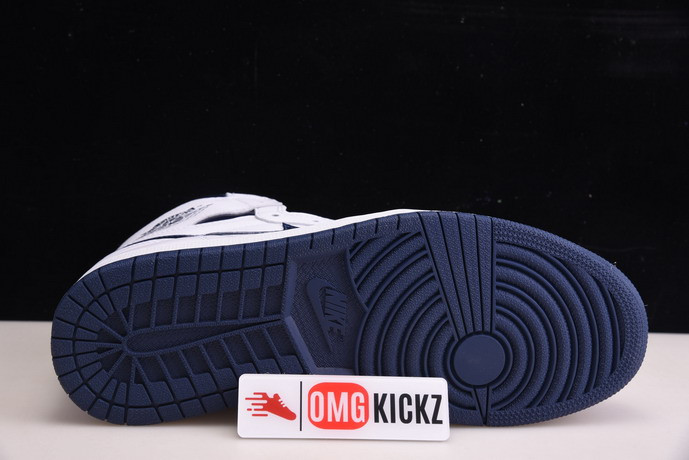 air jordan 1 retro high og “metallic navy” 555088-106