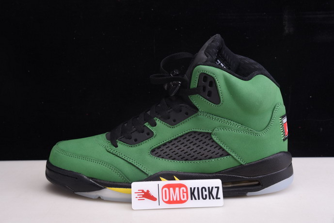 air jordan 5 oregon ducks ck6631-307